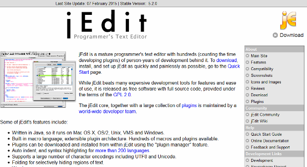 using jedit for python windows 10